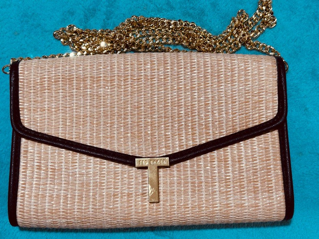 Ted baker aretha woven clutch 2025