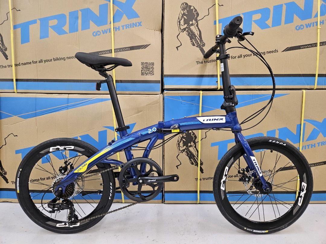 《免費送貨》TRINX Dolphin 2.0 - 7速 碟剎 20吋(451) 鋁合金 摺車, 運動產品, 單車及配件, 單車 ...