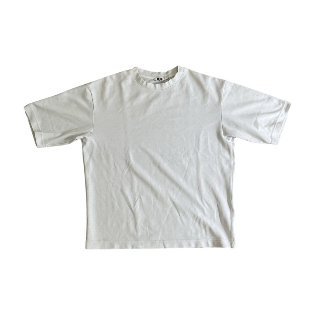 UNIQLO U AIRism Cotton Oversized Crew Neck Half-Sleeve T-Shirt