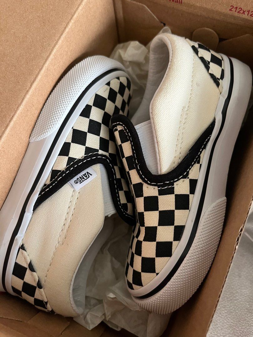 Kids checkered vans shop
