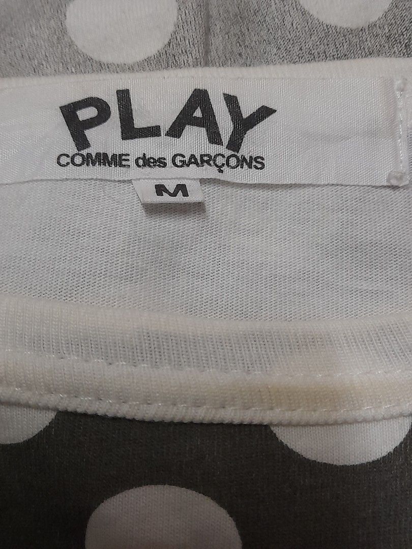 Vintage Comme Des Garcons Tee CDG Play Rei Kawakubo Japanese Brand Designer