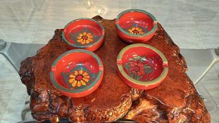 Vintage handcrafted ashtrays