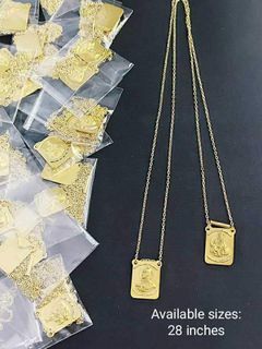 YG Scapular Necklace 18k gold