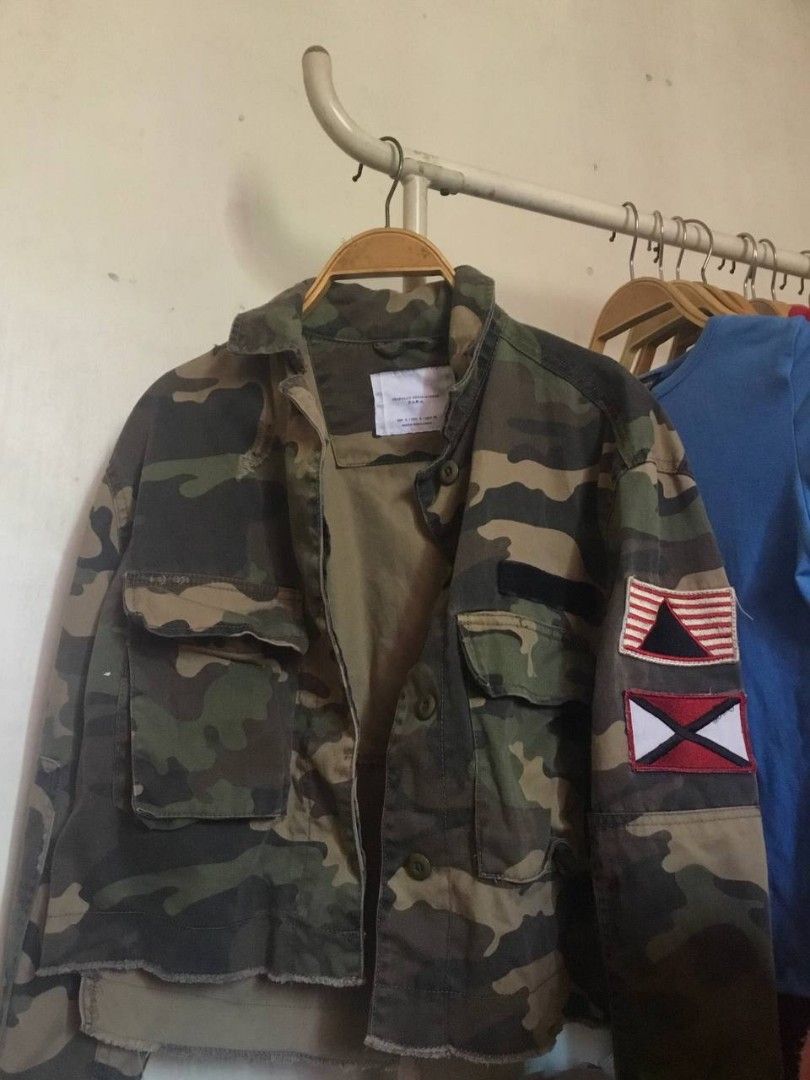 Zara camouflage shop cropped jacket