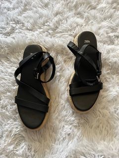 Zara wedge sandals