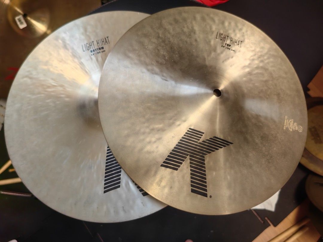 Zildjian k light hi hats discount 14