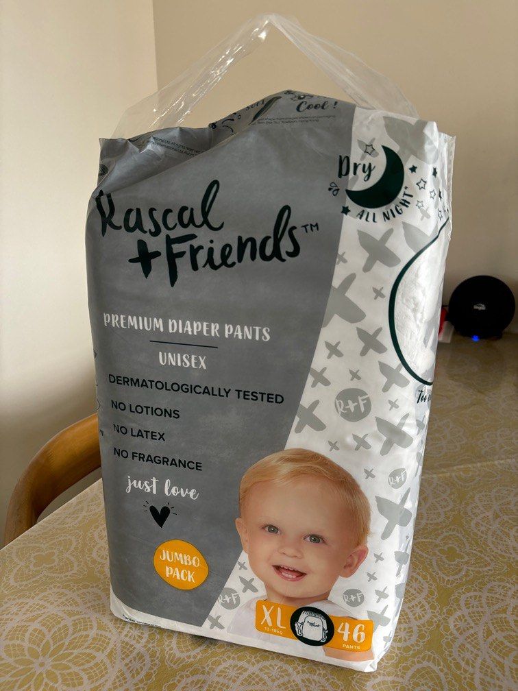 2 packs - Rascal and Friends XL diaper pants, Babies & Kids, Bathing &  Changing, Diapers & Baby Wipes on Carousell