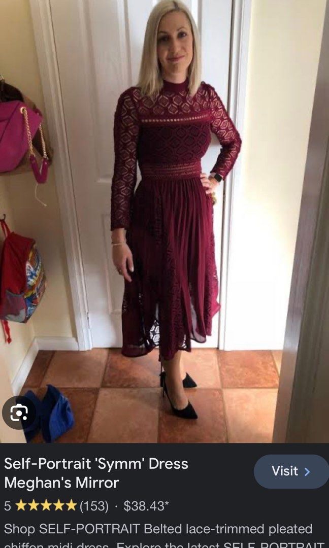 Self portrait symm midi dress online