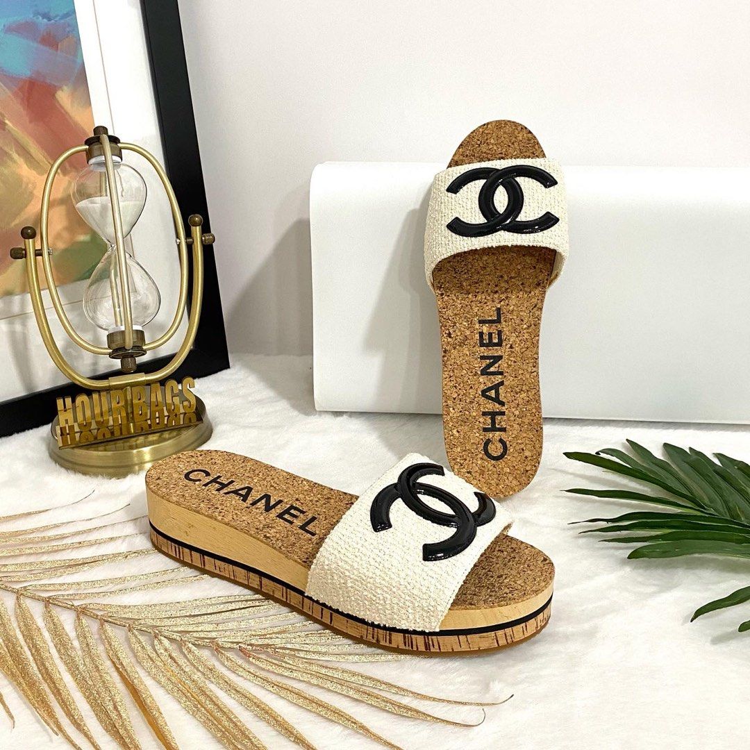 Chanel cork slide clearance