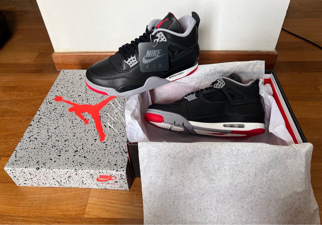 Jordan 4 store bred uk