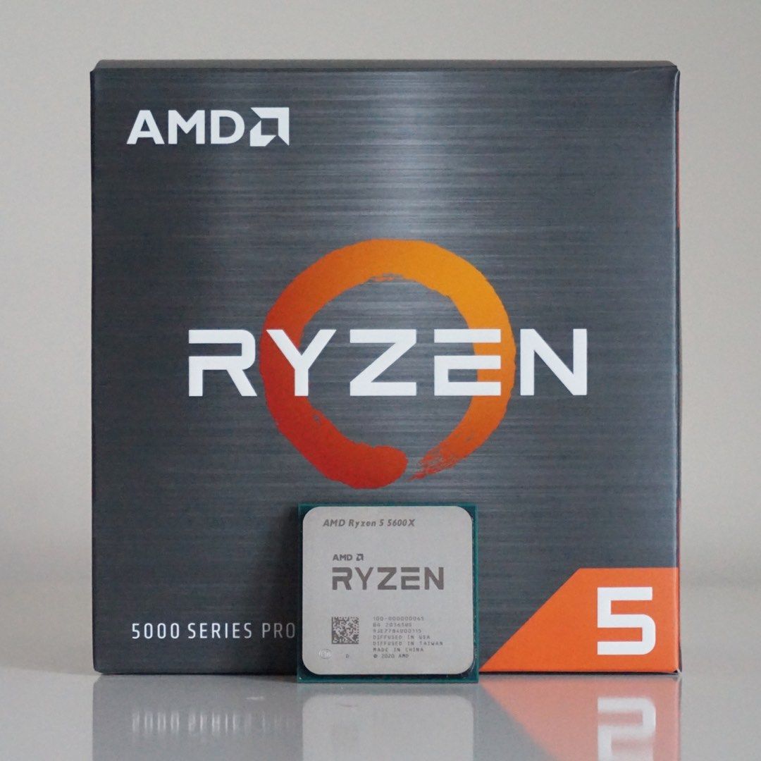 AMD Ryzen 5 5600X CPU, 電腦＆科技, 電腦周邊及配件, 電腦周邊產品