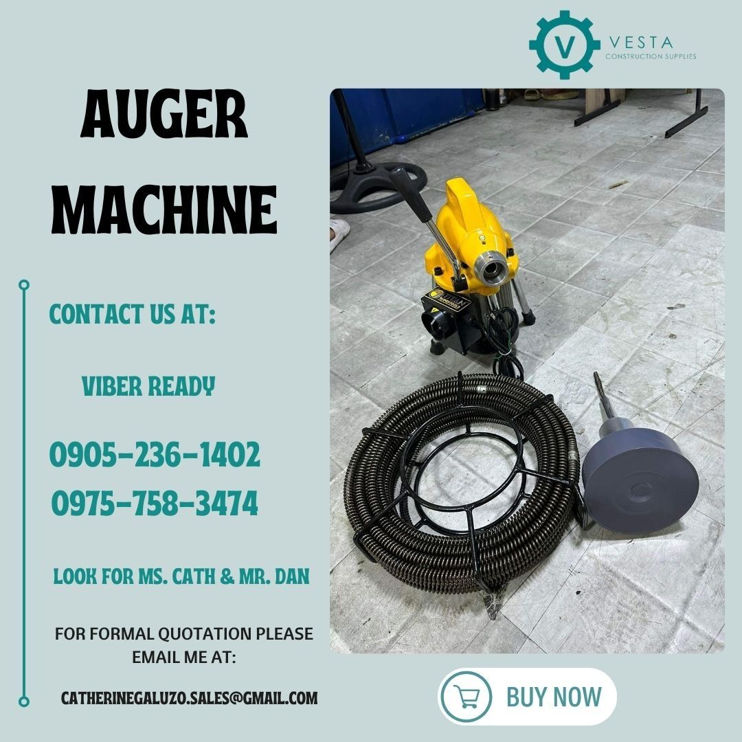 AUGER MACHINE (Category: Construction Tools & Equipment) located in Manila. Submitted by cathvesta_sales (Listing ID 1291699410, Image 1). Description: .