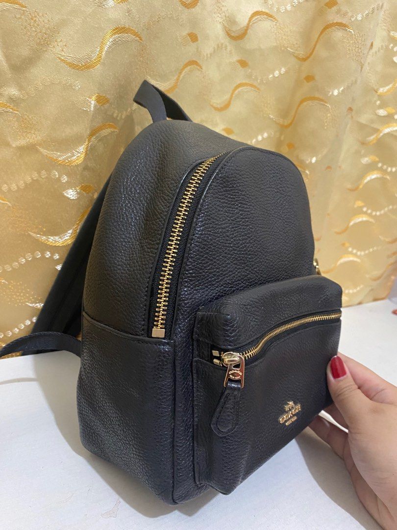 Authentic Coach Mini Charlie Backpack (Category: Luxury Bags & Wallets) located in Valenzuela. Submitted by joygarse (Listing ID 1291683521, Image 3). Description: Authentic from USA🇺🇸 • Bought in 2017 but still looks brand new • Comes with original receipt and care card • rarely been used Mode of Payment: GCash Slightly negotiable.