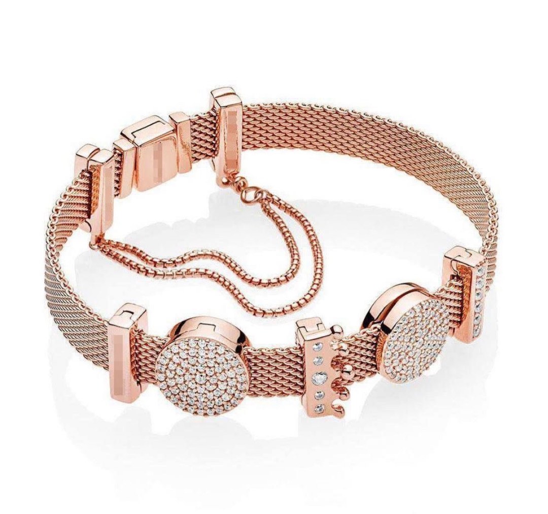 Pandora reflexions mesh bracelet shop