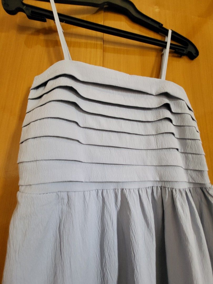 Bangkok dress in light blue (Category: Dresses) located in Makati City. Submitted by Provari128 (Listing ID 1291592600, Image 3). Description: BKK dress similar to Out and About MNL Maria dress Used twice First photo - reference only Smocked back Color - light blue RFS - decluttering, I also have this in white Payment: BDO / UB / Gcash Shipping: Gogo express / J&T / Flash express.