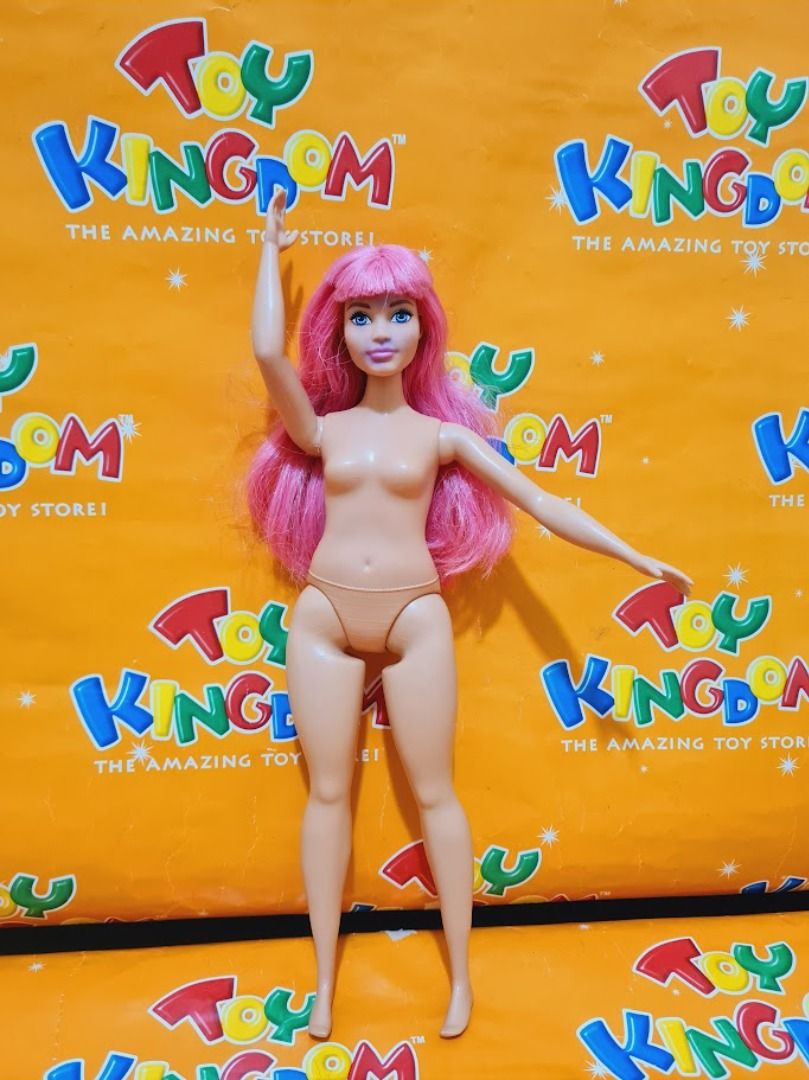 Barbie daisy doll pink hair sales