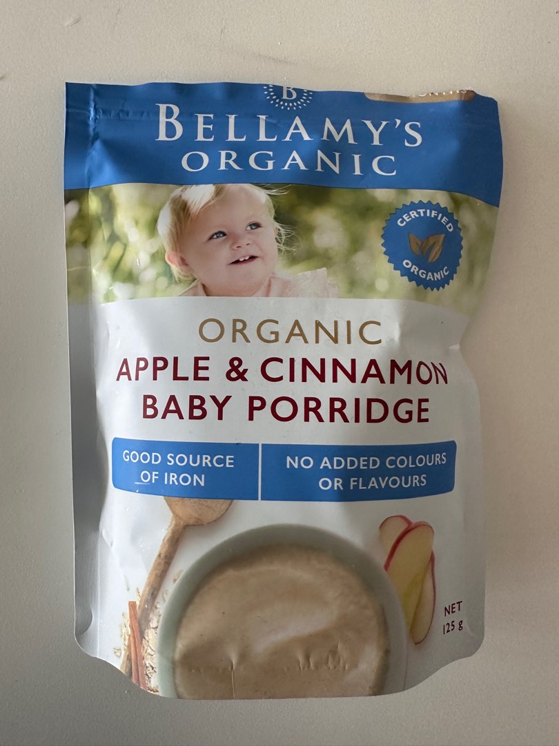 Bellamy s Organic Apple and Cinnamon baby porridge Babies Kids