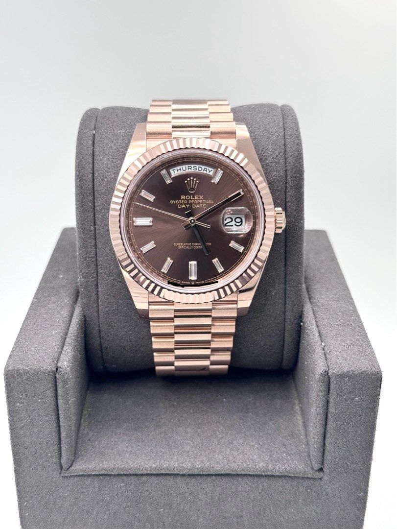 day date chocolate dial baguette