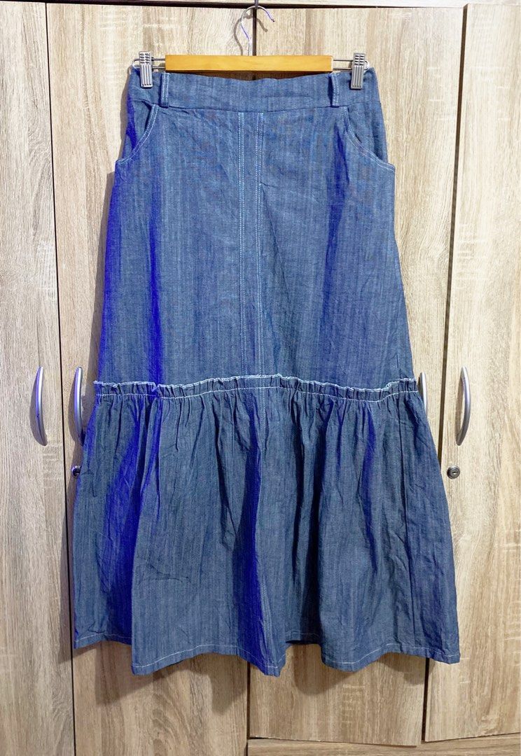 Brandnew Plus Size Denim Mermaid Skirt Women s Fashion Bottoms
