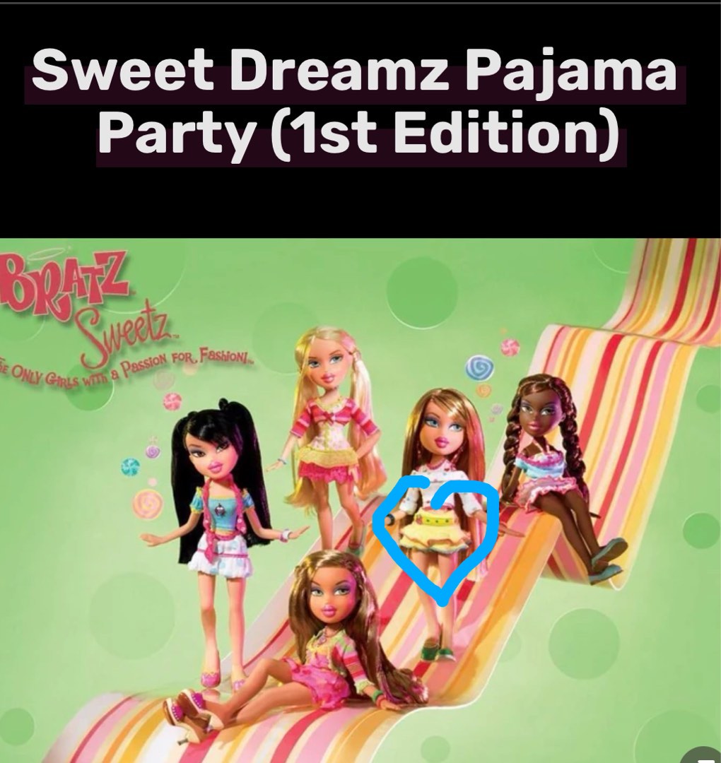 Bratz SWEET DREAMZ Dreams PAJAMA PJ Party Sienna Skirt, Hobbies & Toys,  Toys & Games on Carousell