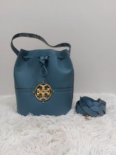 Bucket - Hand bag/Sling bag (Dusty Blue)