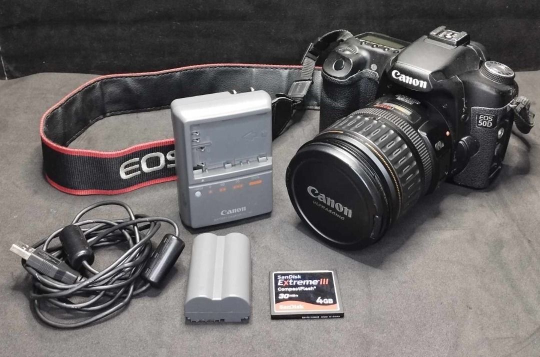 CANON CAMERA EOS 50D FOR SALE COMPLETE (Category: Cameras) located in Paranaque City. Submitted by office.call2order (Listing ID 1291612704, Image 2). Description: CANON EOS 50D LENS: 28-135mm zoom lens 1 Original Battery 1 Original charger 4GB Sandisk Extreme III memory card 1 Original cord (price negotiable for serious buyers ONLY) Zero-nine-1-7-5-five-nine-5-1-five-9.