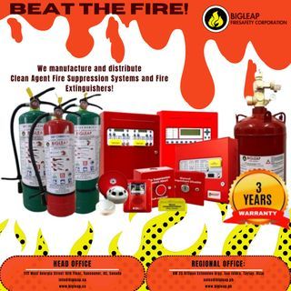 Clean Agent Fire Suppression System and Fire Extinguishers Manufacturer