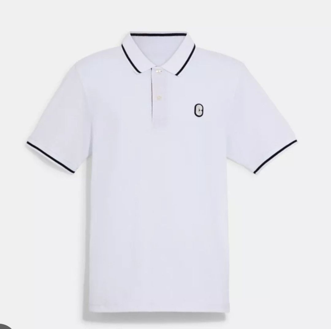 COACH Polo T White ORIGINAL Men s Fashion Tops Sets Tshirts