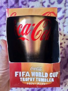 Coca Cola Aluminum FIFA World Cup Trophy Tumbler Japan