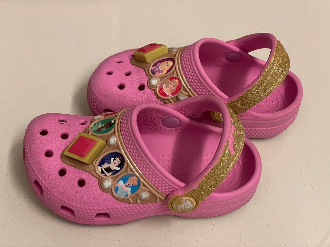 Crocs Toddler Classic Disney Princess Lights, Babies Kids