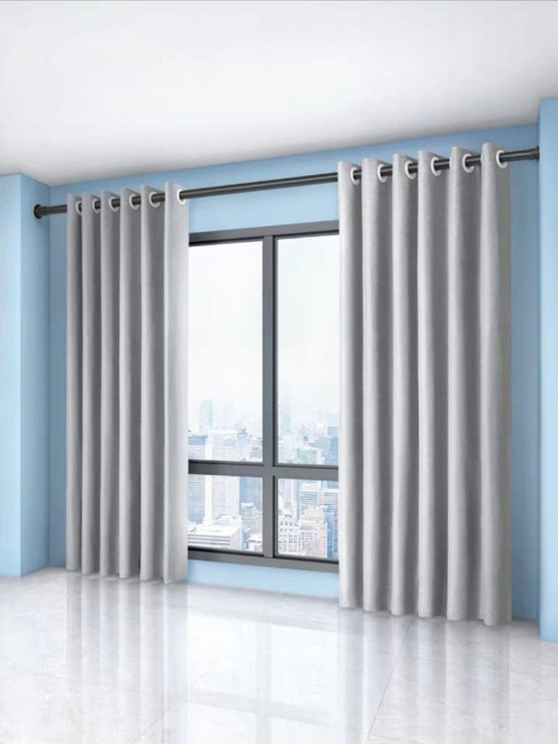 Curtain rod no drilling required, Furniture & Home Living, Home Decor,  Other Home Decor on Carousell