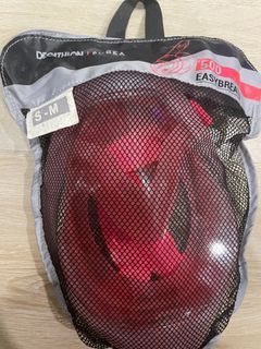 Decathlon Easybreath Surface (Snorkeling)  Mask 500 Orange with bag (S/M)