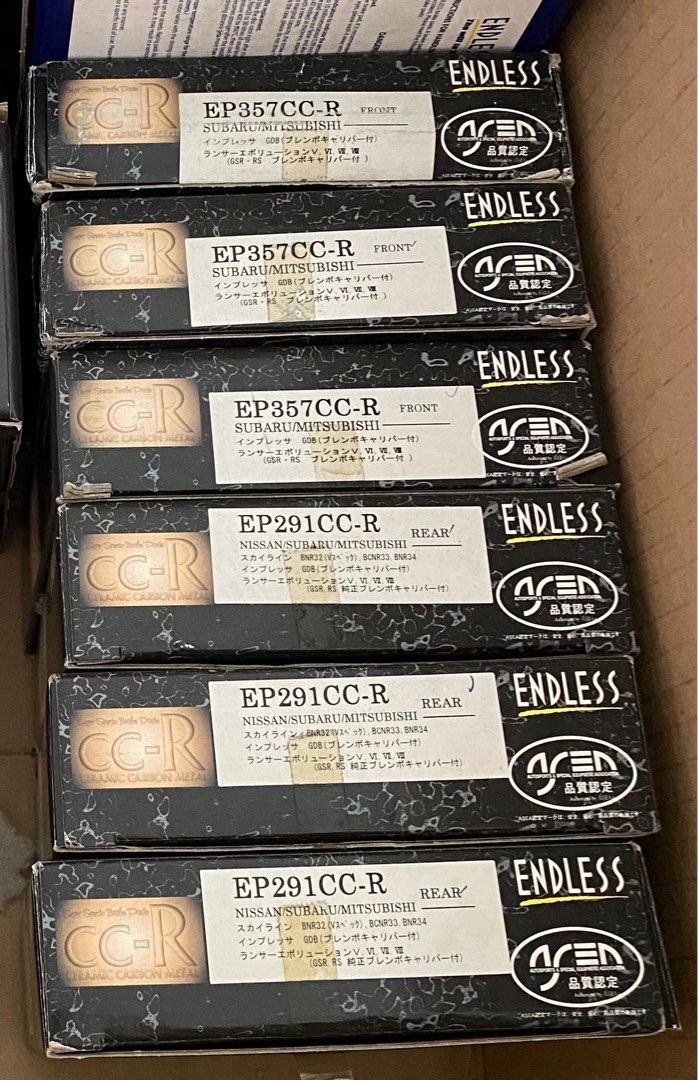 ENDLESS CC-R Brake Pad (0-800) (EP357 & EP291) Z#6 FK2 FK8 CP9A CT9 ...