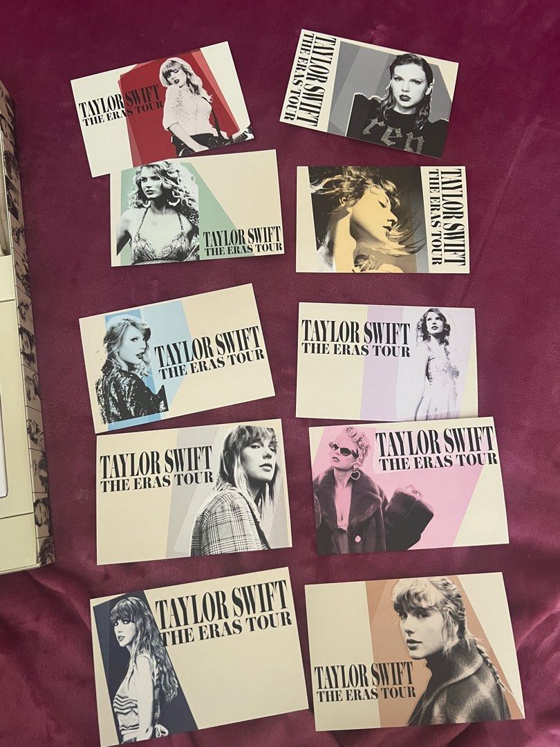 ERAS TOUR VIP MERCH POST CARD + STICKER (Category: Other Merchandise) located in Rizal. Submitted by ssaria (Listing ID 1291651326, Image 1). Description: THE ERAS TOUR OFFICIAL MERCH 10 PCS POST CARD SET + STICKER.