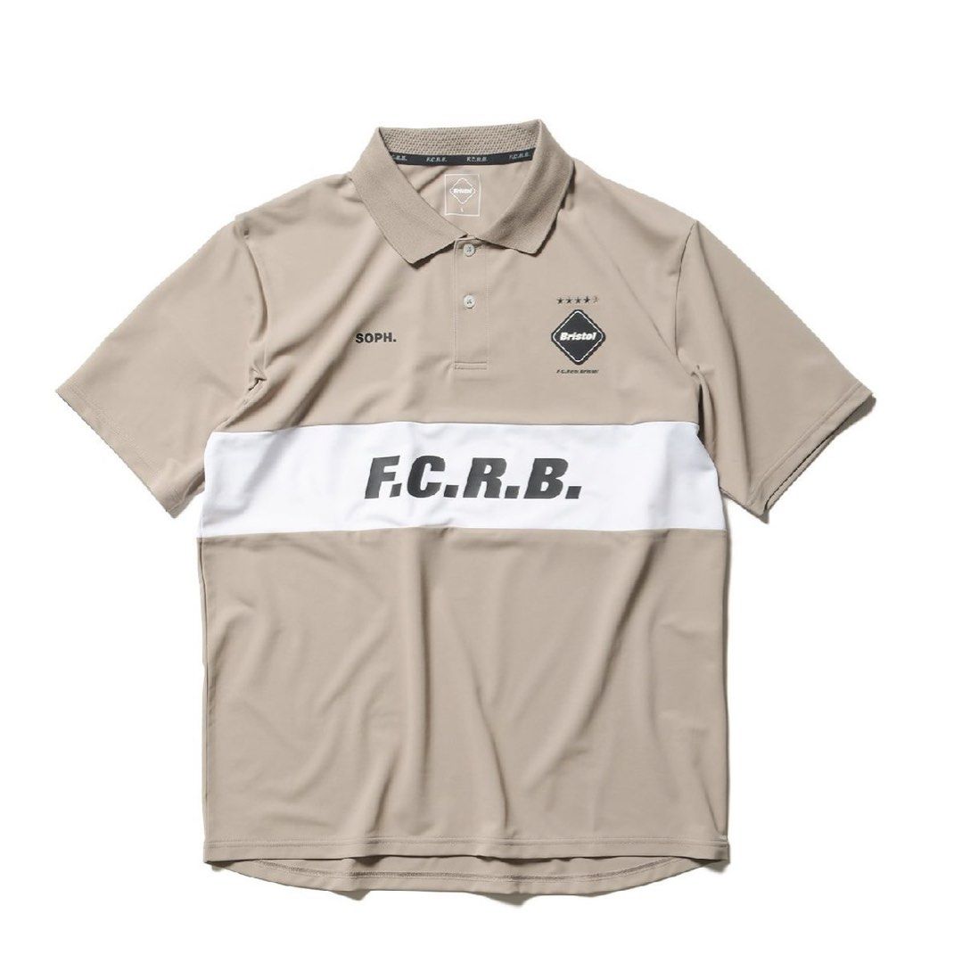 新作入荷！！ FCRB S/S PANEL Fit shirt Slim Polo POLO サッカー・フットサル