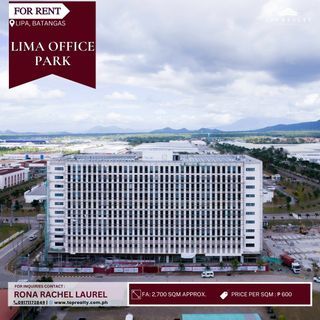 For Lease: 2,700 sqm Brand New Office Space in Lipa, Malvar, Batangas at Lima Office Park
