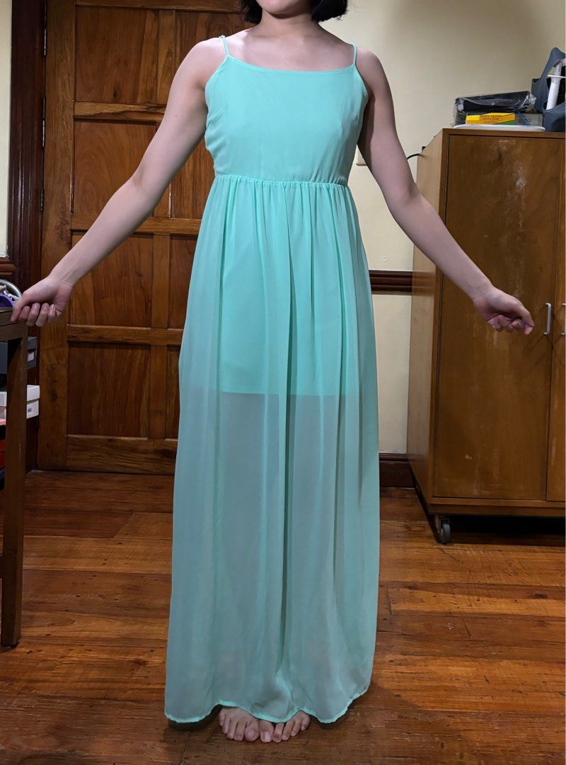 Teal maxi dress forever 21 on sale