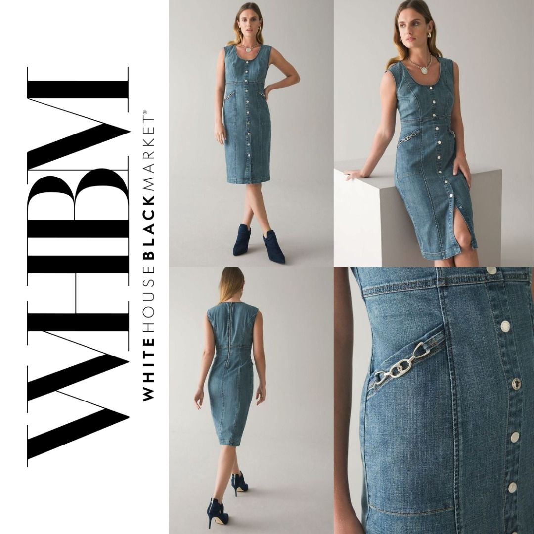 Whbm denim dress outlet