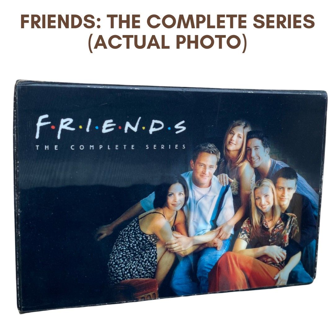 FRIENDS: THE COMPLETE SERIES BLURAY DISC (Category: CDs & DVDs) located in Cavite. Submitted by lifewithxhan.ph (Listing ID 1291622701, Image 2). Description: The box was slightly broken but the inside is perfectly fine. PM for more details and questions. ☺️🤍.