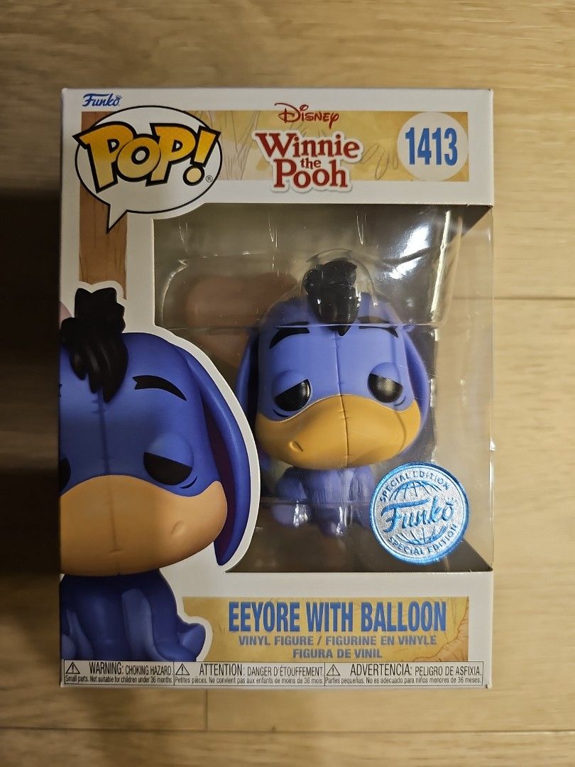 Funko Pop Disney Winnie the Pooh Eeyore with balloon Hobbies Toys Toys Games on Carousell