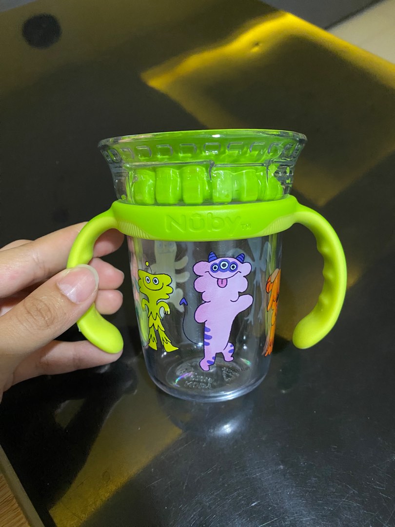Gelas Gelas Minum Anak Anti Tumpah Nuby Tritan Smart Cup Bottle