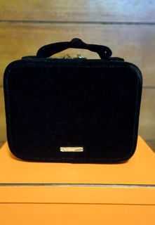 Giorgio Armani suede small black bag