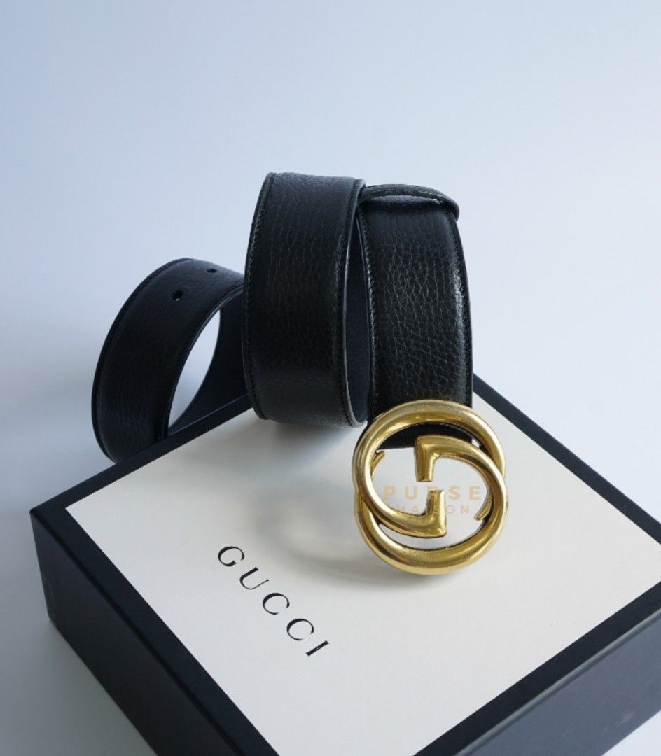 Gucci double g belt width online