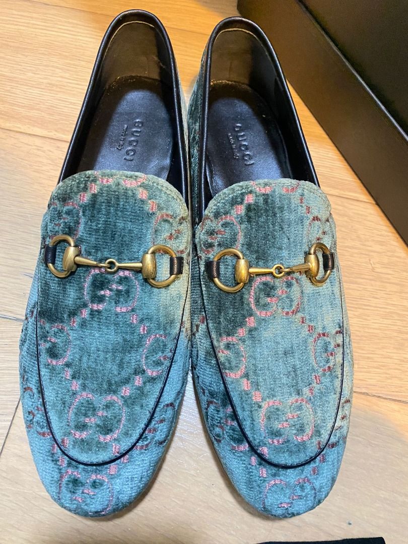 Mocassin gucci velour online