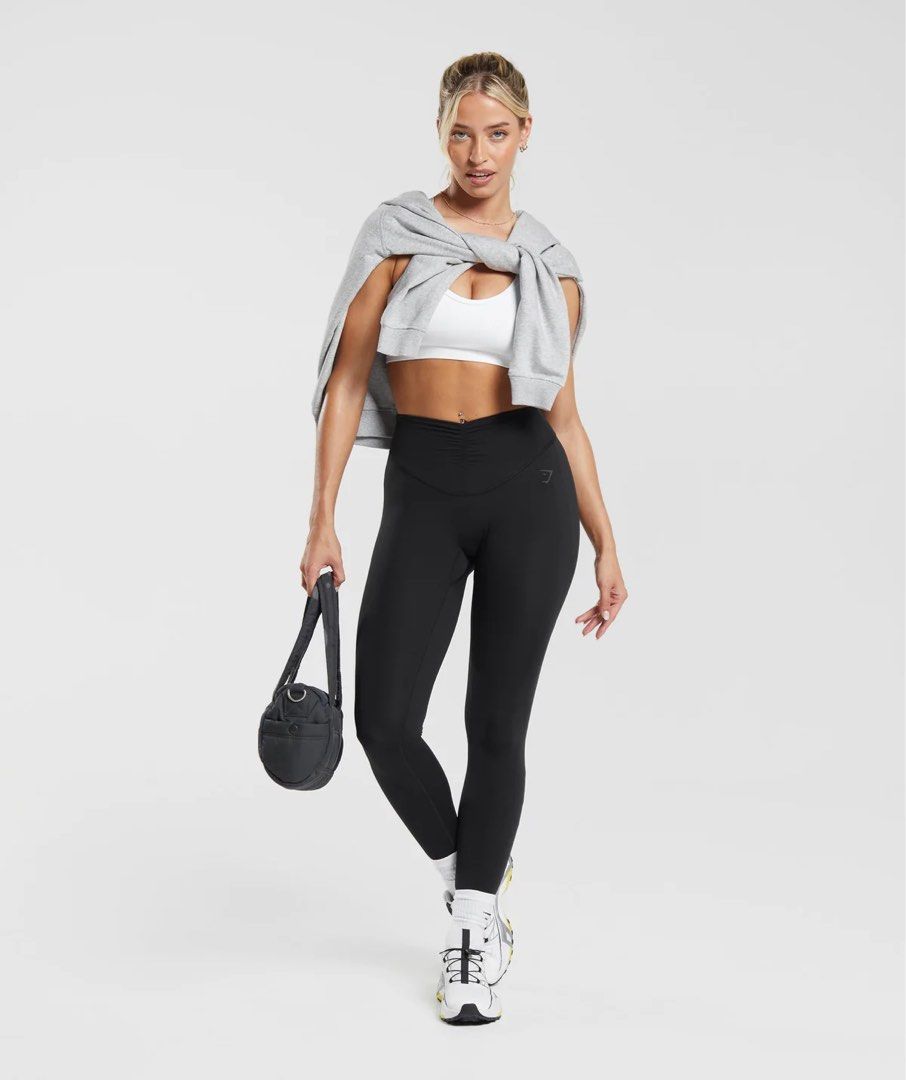 Gymshark Ruched Leggings, Women's Fashion, Activewear on Carousell