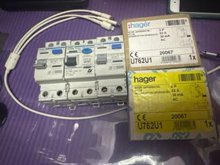 Hager 63A 25A Rccb 漏電 斷路器 水氣制 rcd 30ma 2P pole63004441831938115