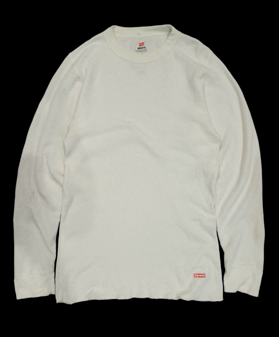 Supreme hanes long sleeve shop