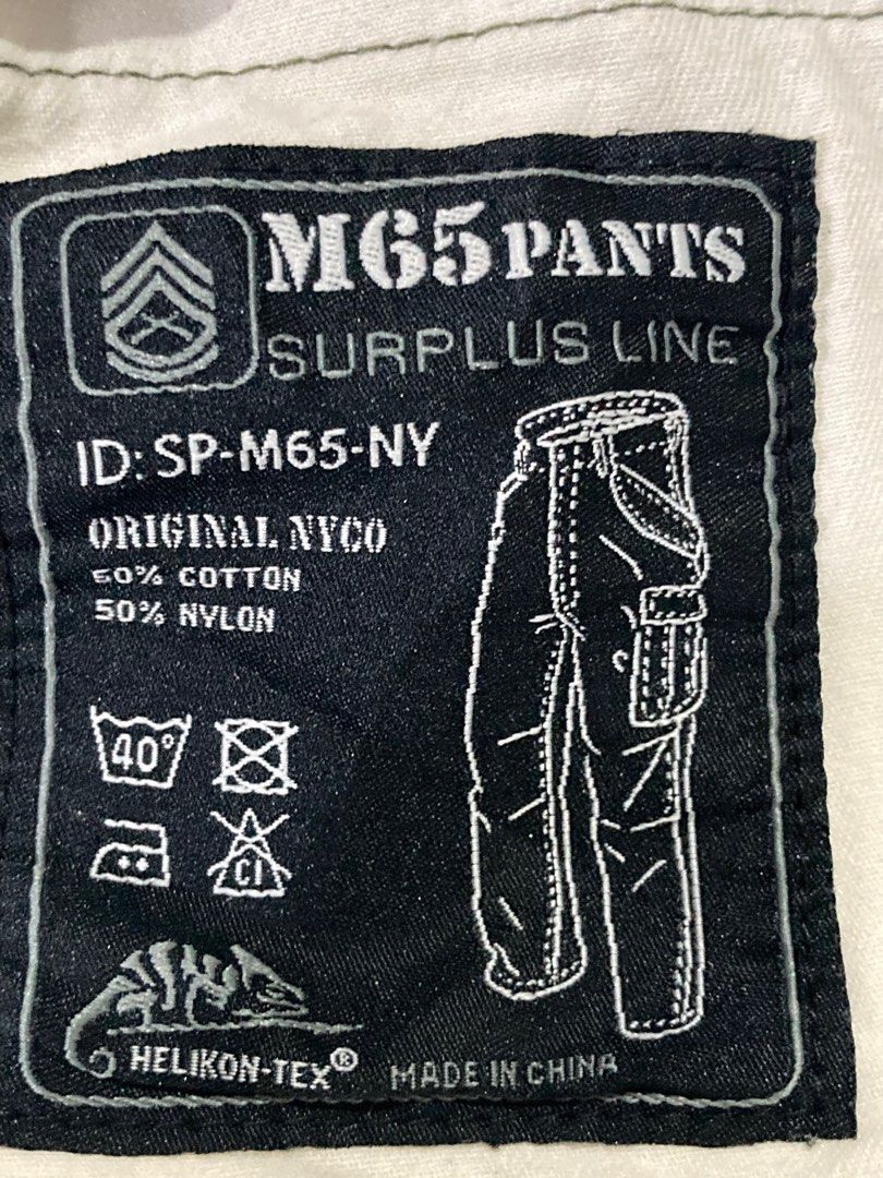 Military Pants US Army M65 Helikon Tex Trousers Genuine Cargo YKK