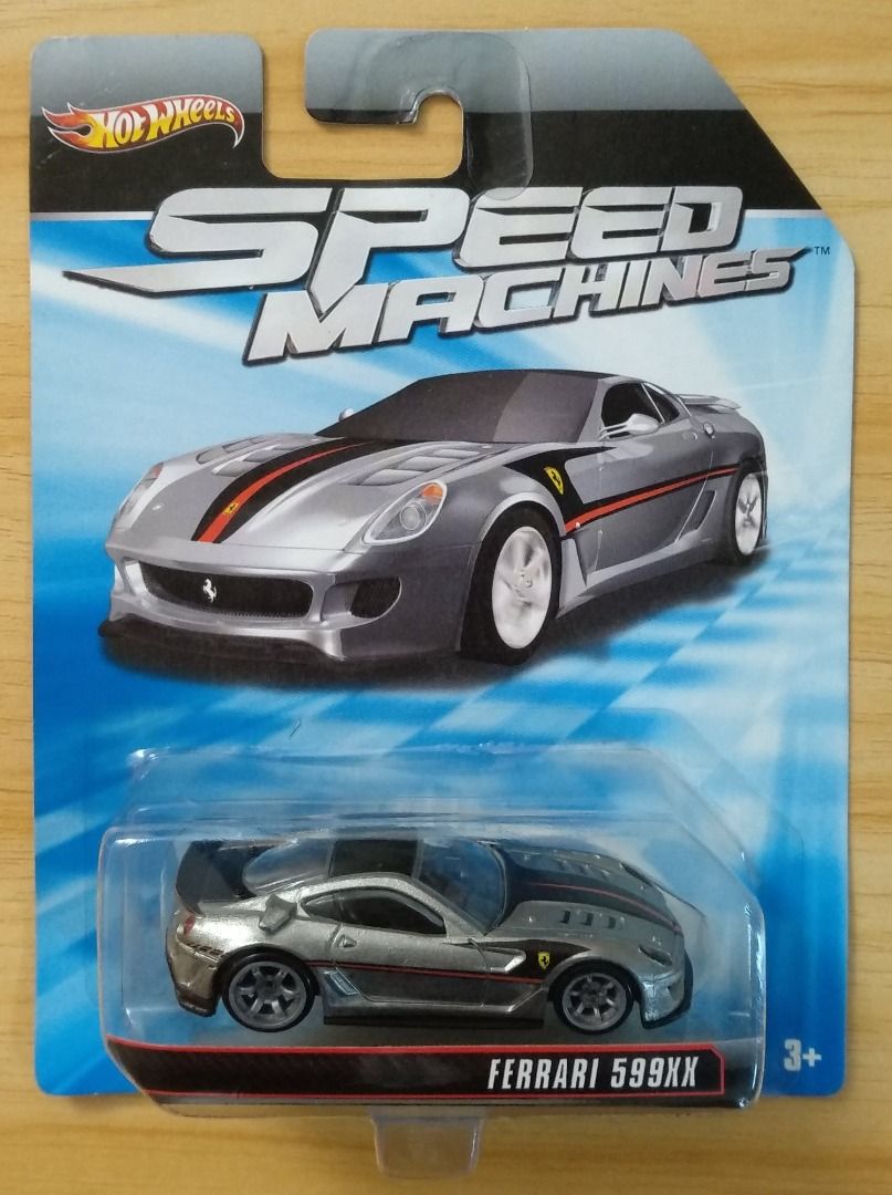 Hot Wheels Speed Machine Ferrari 599XX ZAMAC Rare Free Protector hotwheels matchbox Hobbies Toys Memorabilia Collectibles Vintage Collectibles on Carousell