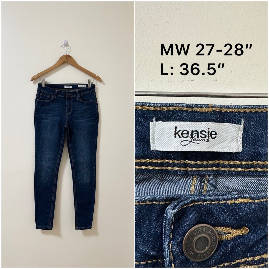 Kensie Jeans Effortless Ankle 27-28”, Women's Fashion, Bottoms, Jeans on  Carousell